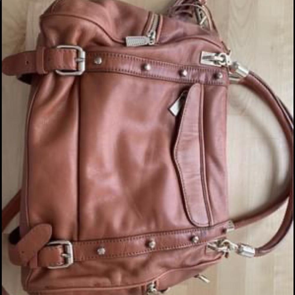Rebecca Minkoff Cognac Cupid Satchel bag